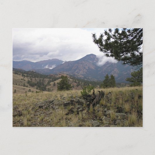 Colorado Mountains Briefkaart (Voorkant)
