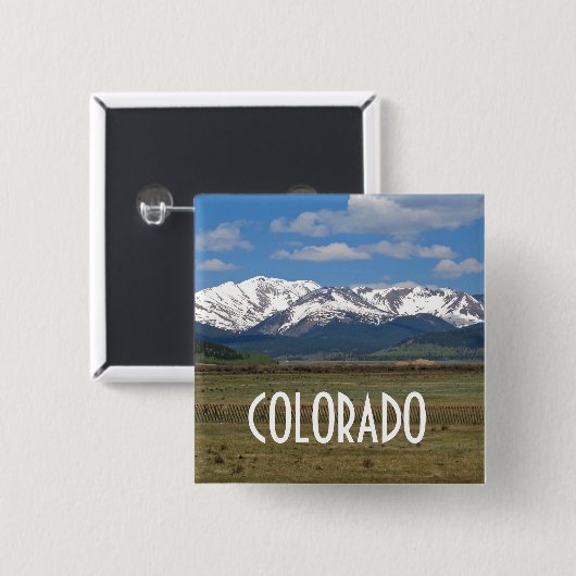 Colorado Mountains Button (Voorkant /achterkant)