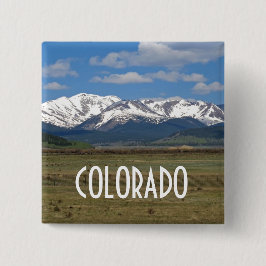 Colorado Mountains Button