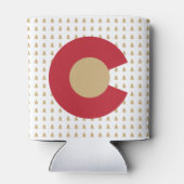 Colorado Mountains Co Vlag Souvenirs Blikjeskoeler (Achterkant)