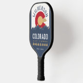 Colorado Mountains  Co Vlag Souvenirs Pickleball Paddle (Links)
