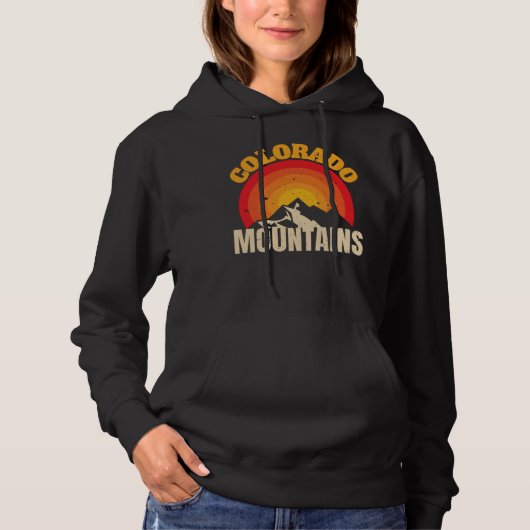 Colorado Mountains  Hoodie (Voorkant)