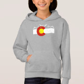 Colorado Mountains  Hoodie (Voorkant)