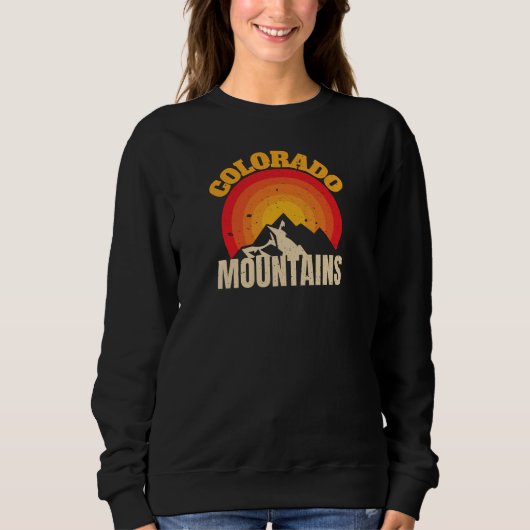 Colorado Mountains Hoodie Trui (Voorkant)