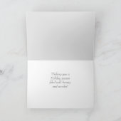 Colorado Mountains kerstkaart Feestdagen Kaart (Binnen)