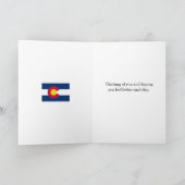 Colorado Mountains Mosaic Photo Collage krijgt goe Kaart (Binnen)