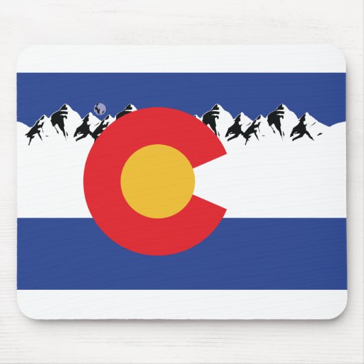 Colorado Mountains Muismat (Voorkant)