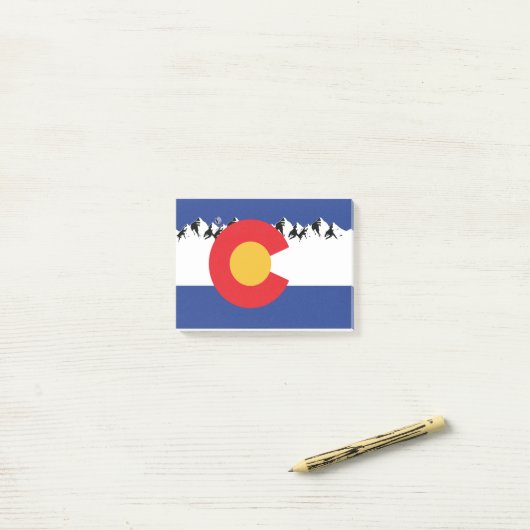 Colorado Mountains Post-it® Notes (Op bureau)