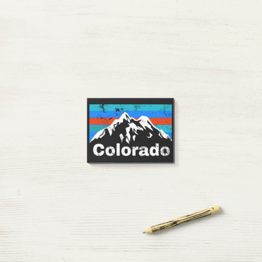 Colorado Mountains Post-it® Notes (Op bureau)