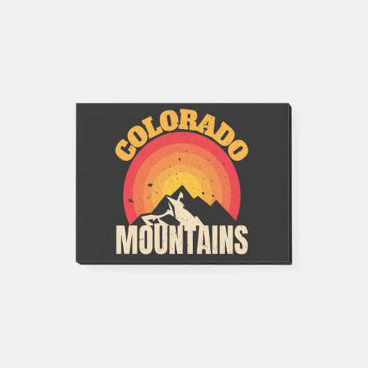 Colorado Mountains Post-it® Notes (Voorkant)