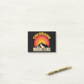 Colorado Mountains Post-it® Notes (Op bureau)