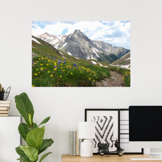 Colorado Mountains Poster (Thuiskantoor)