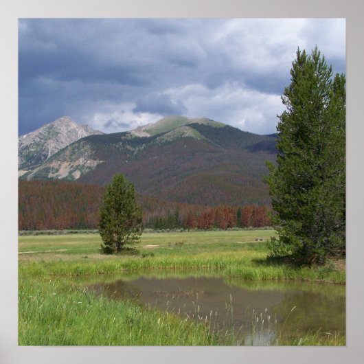 Colorado Mountains Poster (Voorkant)