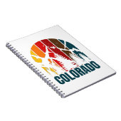 Colorado Mountains Retro Notitieboek (Rechterzijde)