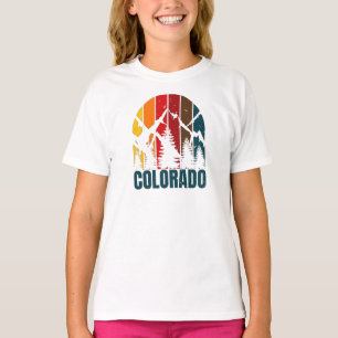 Colorado Mountains Retro  T-Shirt