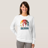 Colorado Mountains Retro T-shirt (Voorkant volledig)