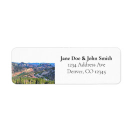 Colorado Mountains Return Address Labels