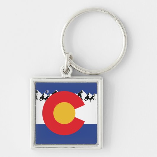 Colorado Mountains Sleutelhanger (Voorkant)