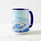 Colorado Mountains Snow Hills Art Mok Cup (Voorkant rechts)