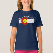 Colorado Mountains  T-Shirt (Voorkant)