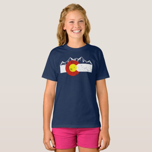 Colorado Mountains  T-Shirt (Voorkant volledig)