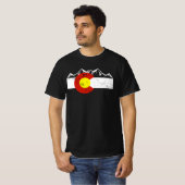 Colorado Mountains  T-Shirt (Voorkant volledig)