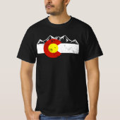 Colorado Mountains  T-Shirt (Voorkant)