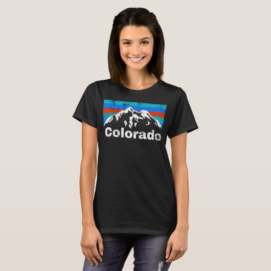 Colorado Mountains T-shirt (Voorkant volledig)