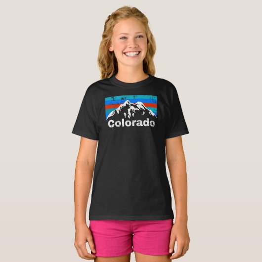 Colorado Mountains T-Shirt (Voorkant volledig)