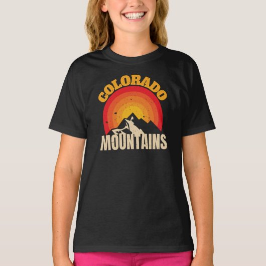 Colorado Mountains T-Shirt (Voorkant)
