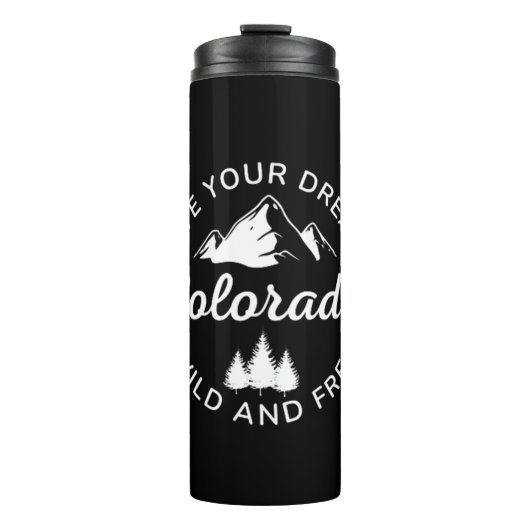 Colorado Mountains Thermosbeker (Voorkant)