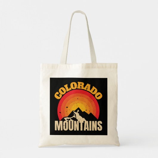 Colorado Mountains Tote Bag (Achterkant)