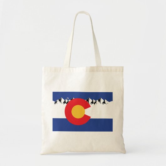 Colorado Mountains Tote Bag (Voorkant)