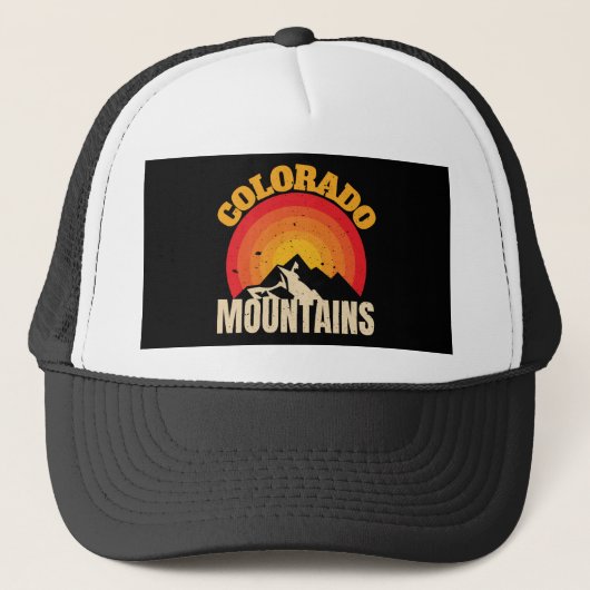 Colorado Mountains Trucker Pet (Voorkant)