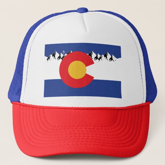 Colorado Mountains Trucker Pet (Voorkant)