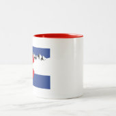 Colorado Mountains Tweekleurige Koffiemok (Center)