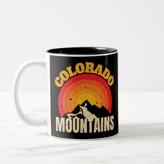Colorado Mountains Tweekleurige Koffiemok (Links)