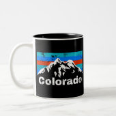 Colorado Mountains Tweekleurige Koffiemok (Links)