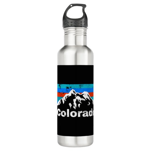 Colorado Mountains Waterfles (Voorkant)