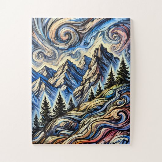 Colorado Mountainscape 30 Stuk Kinder Puzzel (Verticaal)