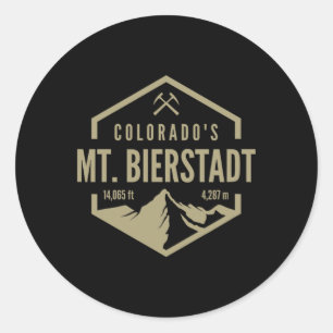 Colorado Mt. Bierstadt Ronde Sticker