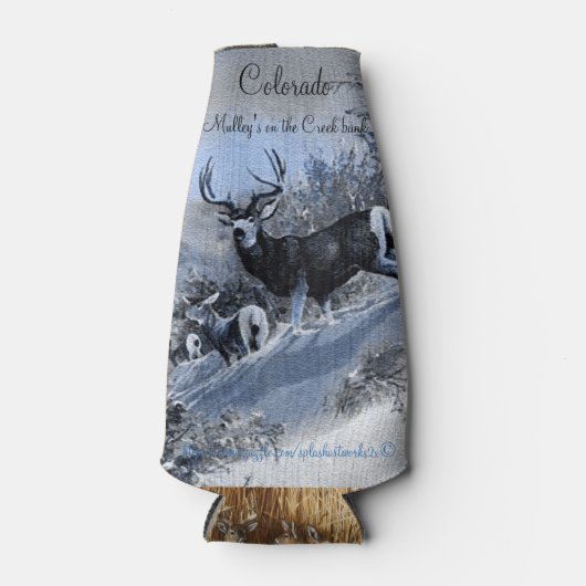 "Colorado Mule Deer" Flesjeskoeler (Voorkant)