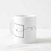 Colorado naar Ohio - Heart2Heart Koffiemok (Voorkant links)
