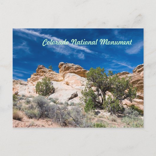 Colorado National Monument Briefkaart (Voorkant)