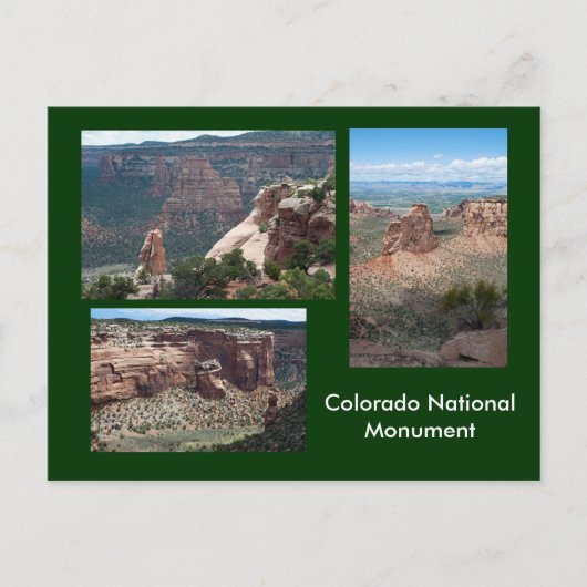 Colorado National Monument Briefkaart (Voorkant)