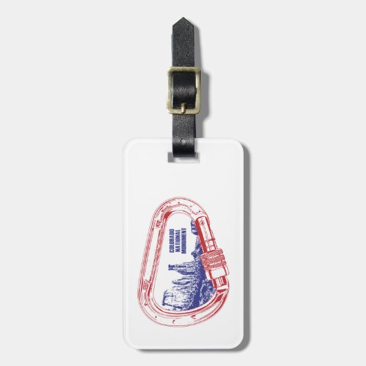 Colorado National Monument (Carabiner) Bagagelabel (Voorkant verticaal)