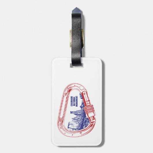 Colorado National Monument (Carabiner) Bagagelabel (Achterkant verticaal)