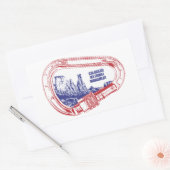 Colorado National Monument (Carabiner) Rechthoekige Sticker (Envelop)