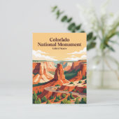 Colorado National Monument Colorado Briefkaart (Staand voorkant)