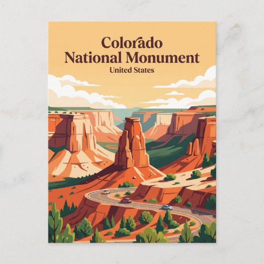 Colorado National Monument Colorado Briefkaart (Voorkant)